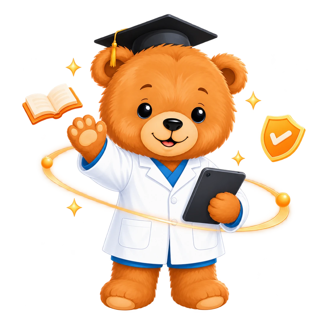 Mascot gấu bác sĩ Min Min Team